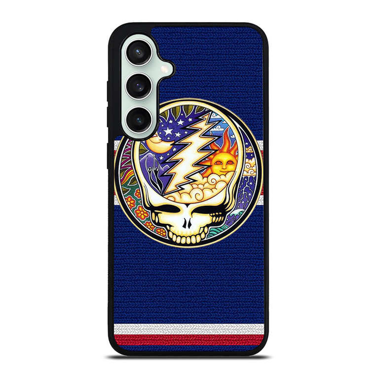 GRATEFUL DEAD BAND SKULL LOGO MOON AND SUN Samsung Galaxy S23 FE Case Cover