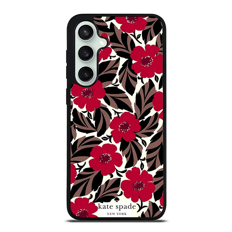 KATE SPADE NEW YORK LOGO RED ROSES Samsung Galaxy S23 FE Case Cover