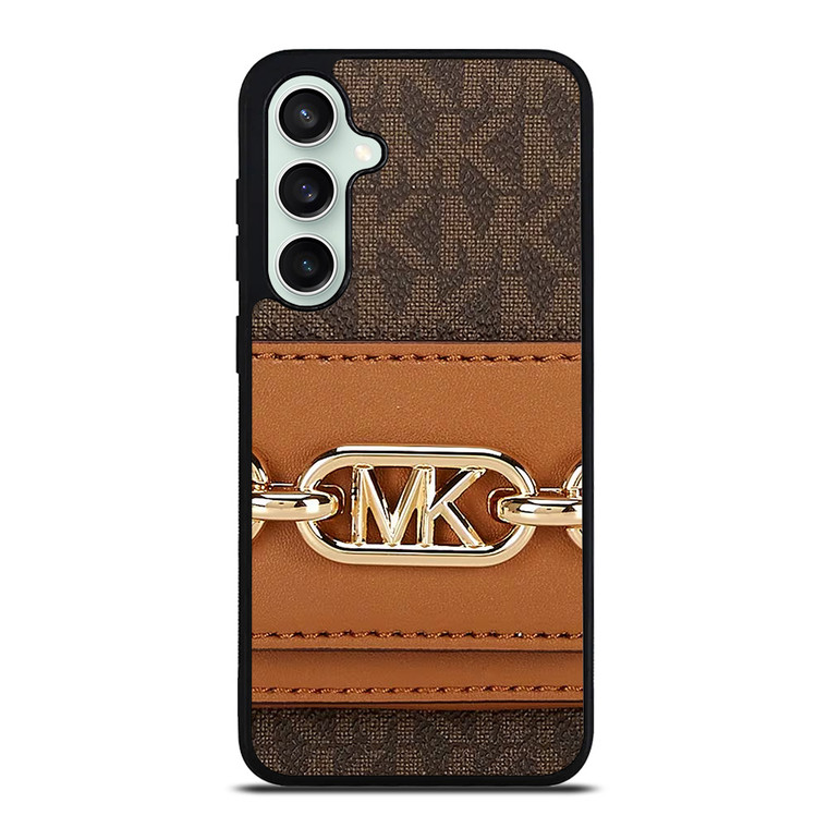 MICHAEL KORS MK LOGO BROWN BAG Samsung Galaxy S23 FE Case Cover