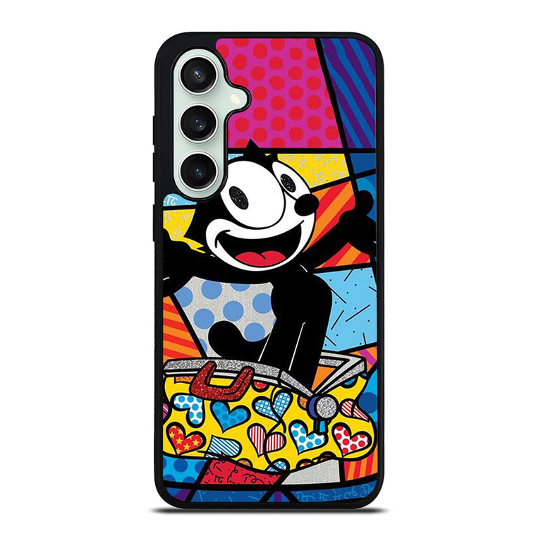 ROMERO BRITTO FELIX THE CAT ART Samsung Galaxy S23 FE Case Cover