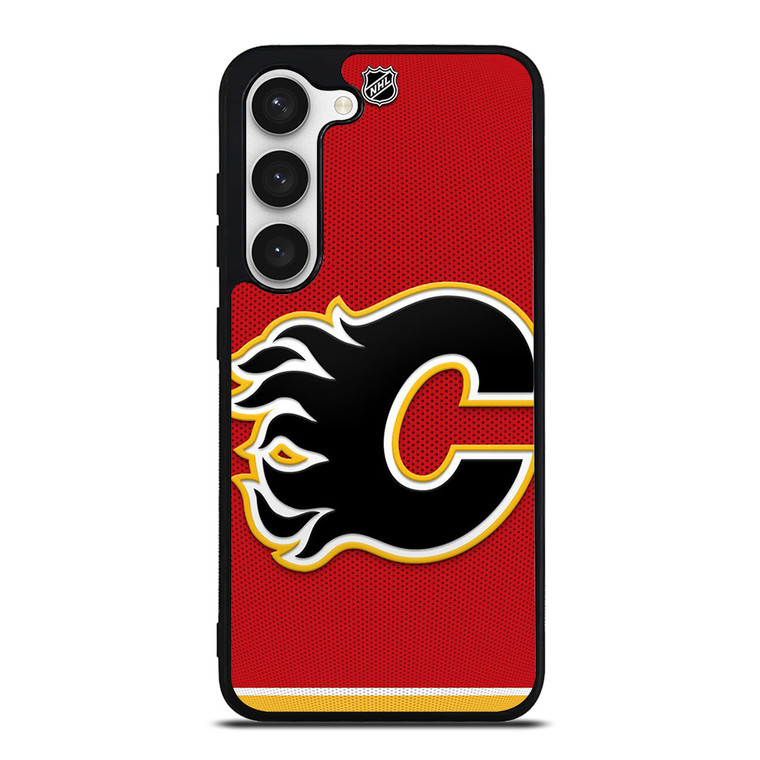 CALGARY FLAMES NHL HOCKEY TEAM LOGO Samsung Galaxy S23 Case Cover