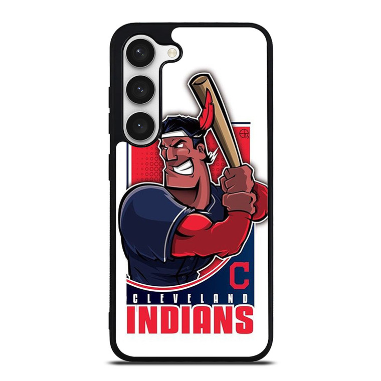 CLEVELAND INDIANS LOGO BASEBALL ICON Samsung Galaxy S23 Case Cover