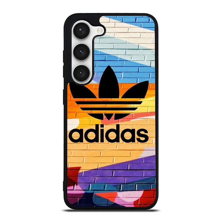 COLORFUL ICON ADIDAS LOGO Samsung Galaxy S23 Case Cover COLORFUL ICON ADIDAS LOGO Samsung Galaxy S23 Case Cover