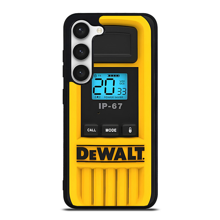 DEWALT TOOL LOGO HEAVY DUTY WALKIE TALKIE Samsung Galaxy S23 Case Cover