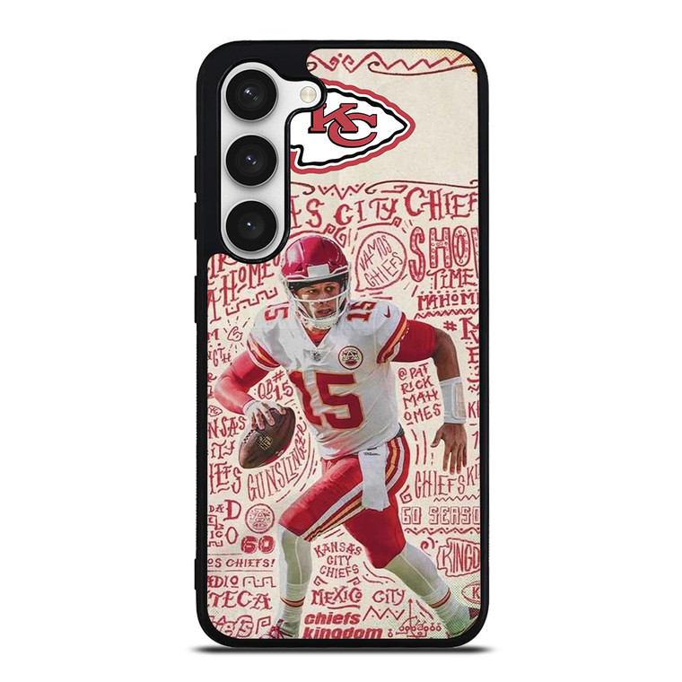 KANSAS CITY CHIEFS 15 PATRICK MAHOMES Samsung Galaxy S23 Case Cover