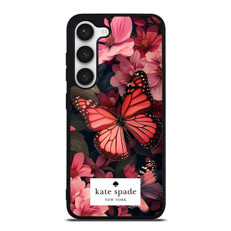 KATE SPADE NEW YORK FLOWER BUTTTERFLY Samsung Galaxy S23 Case Cover