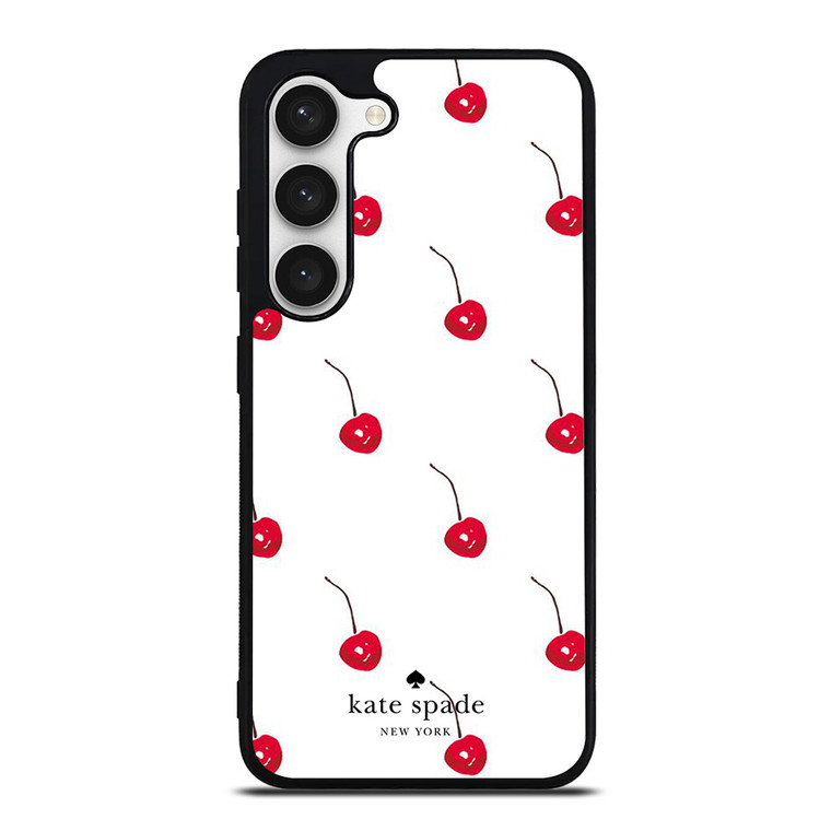 KATE SPADE NEW YORK LOGO CHERRIES Samsung Galaxy S23 Case Cover