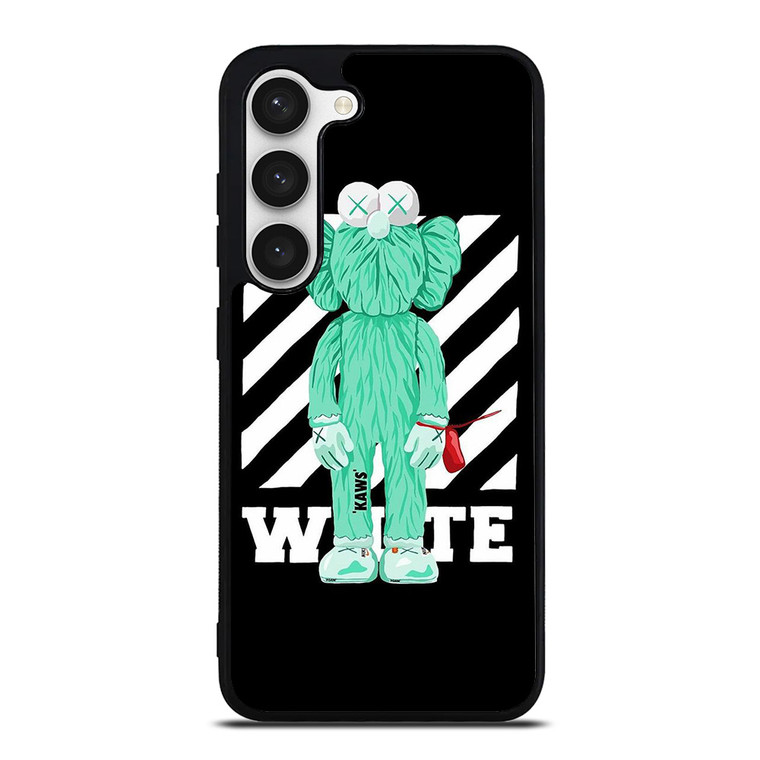KAWS ICON OFF WHITE LOGO Samsung Galaxy S23 Case Cover