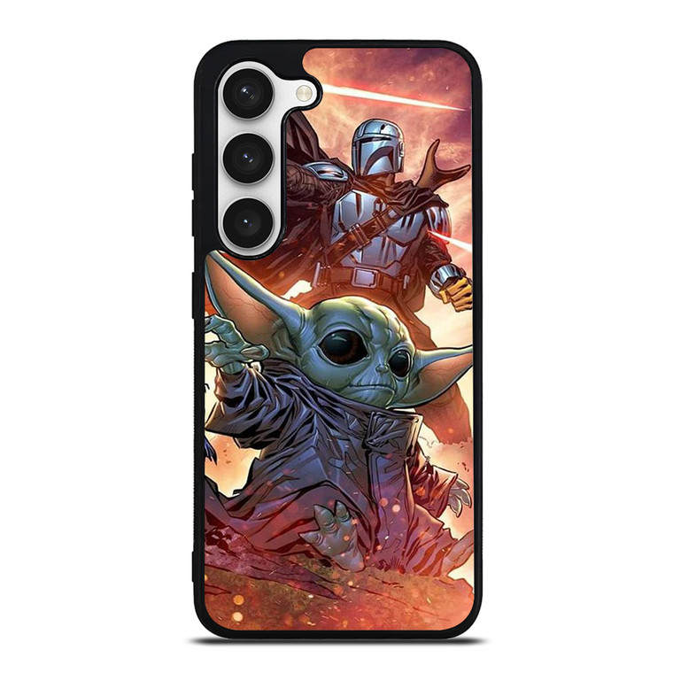 MANDALORIAN AND BABY YODA STAR WARS Samsung Galaxy S23 Case Cover