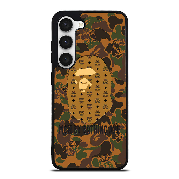 MCM MICHAEL CROMER MUNICH BATHING APE CAMO Samsung Galaxy S23 Case Cover