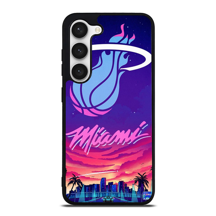 MIAMI HEAT BASKETBALL TEAM LOGO Samsung Galaxy S23 Case Cover