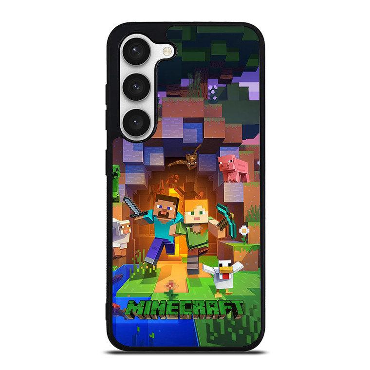MINECRAFT GAMES WALLPAPER Samsung Galaxy S23 Case Cover