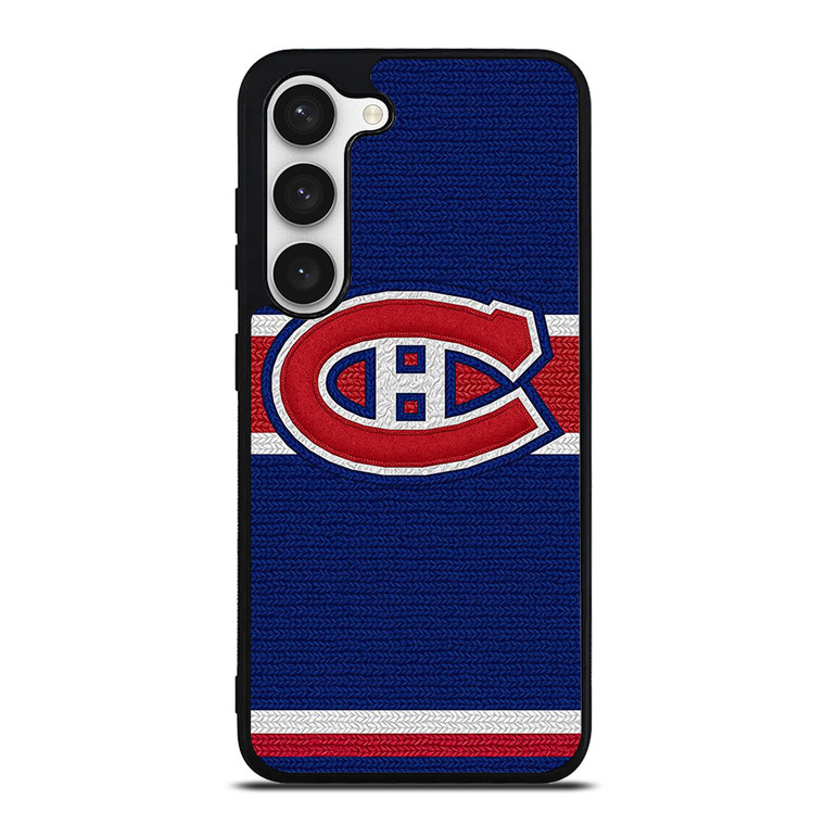 MONTREAL CANADIENS LOGO HOCKEY TEAM EMBORDERY Samsung Galaxy S23 Case Cover