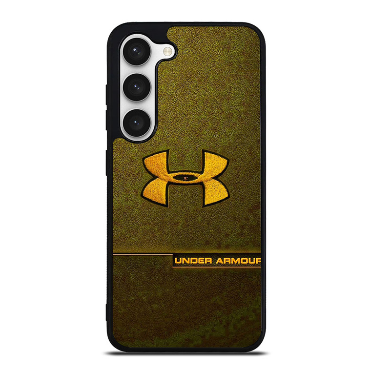 UNDER ARMOUR LOGO EMBROIDERY YELLOW Samsung Galaxy S23 Case Cover UNDER ARMOUR LOGO EMBROIDERY YELLOW Samsung Galaxy S23 Case Cover