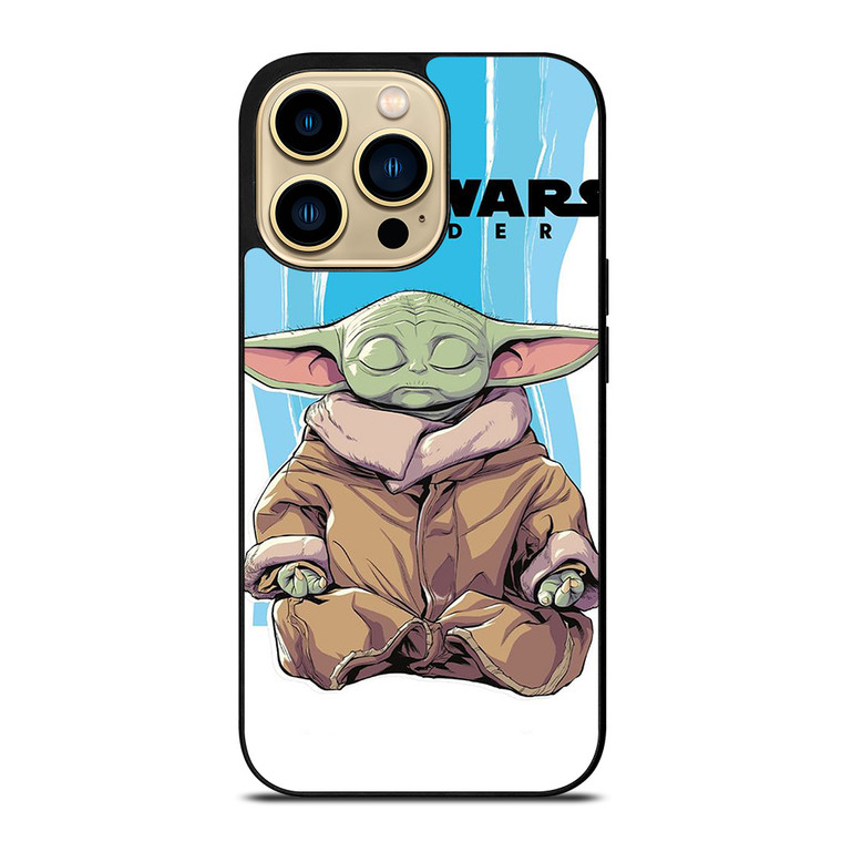 BABY YODA STAR WARS MEDITATION iPhone 14 Pro Max Case Cover