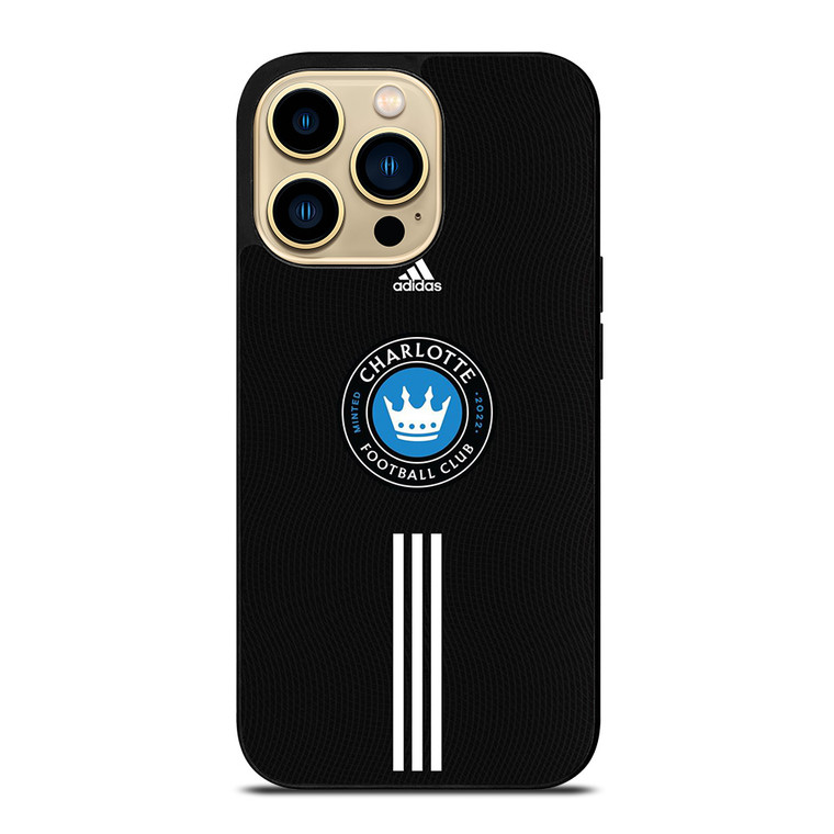 CHARLOTTE FOOTBALL CLUB MLS SOCCER TEAM ADIDAS iPhone 14 Pro Max Case Cover