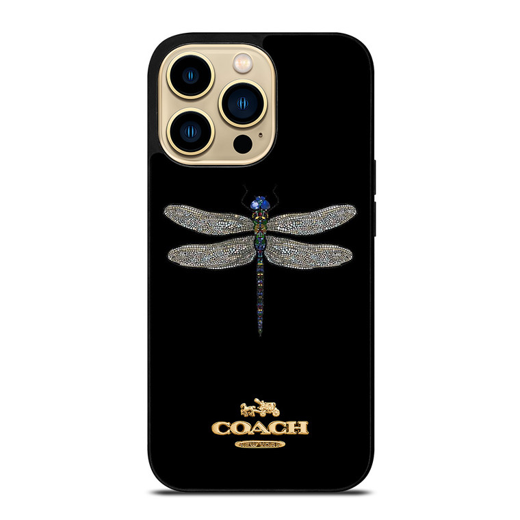 COACH NEW YORK LOGO DRAGONFLY iPhone 14 Pro Max Case Cover