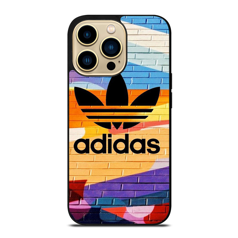 COLORFUL ICON ADIDAS LOGO iPhone 14 Pro Max Case Cover