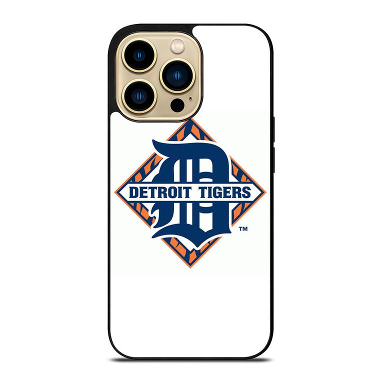 DETROIT TIGERS LOGO MLB BASEBALL TEAM EMBLEM iPhone 14 Pro Max Case Cover