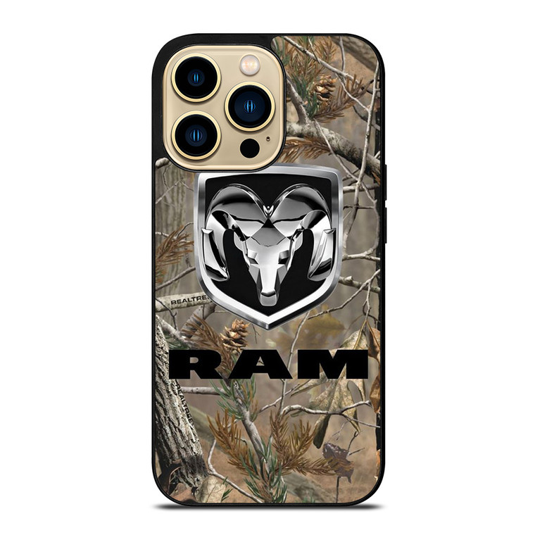 DODGE RAM TRUCK LOGO CAMO iPhone 14 Pro Max Case Cover