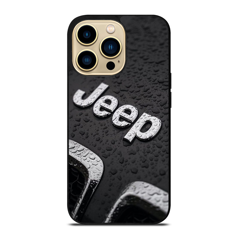 JEEP CAR LOGO UNDER RAIN iPhone 14 Pro Max Case Cover