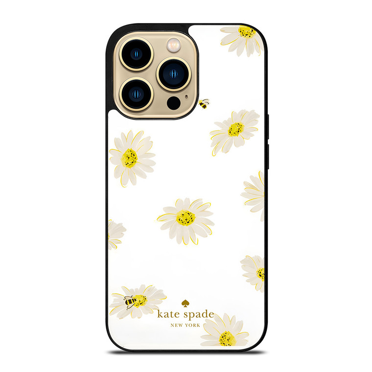 KATE SPADE NEW YORK LOGO SUN FLOWERS ICON iPhone 14 Pro Max Case Cover