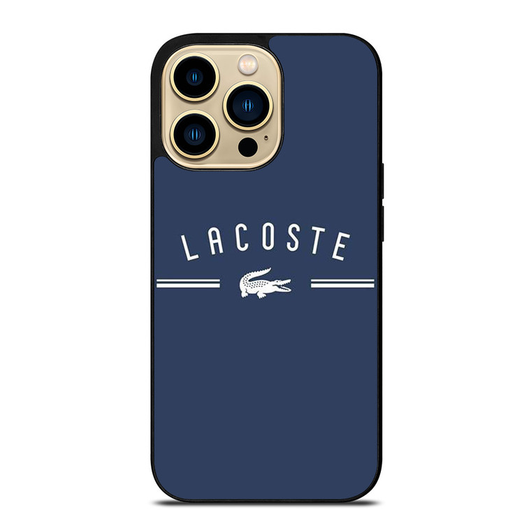 LACOSTE CROC LOGO BLUE iPhone 14 Pro Max Case Cover