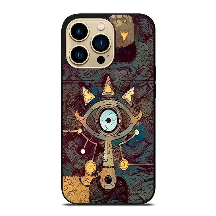 LEGEND OF ZELDA SHEIKAH SLATE EYE LOGO ART iPhone 14 Pro Max Case Cover