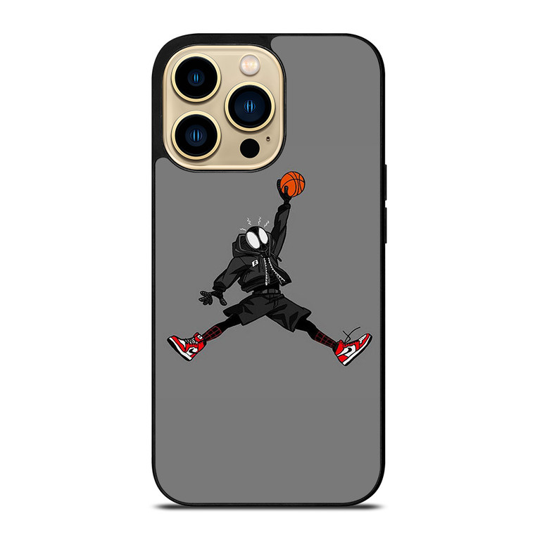 MILES MORALES SPIDERMAN SPIDER VERSE AIR JORDAN NIKE iPhone 14 Pro Max Case Cover