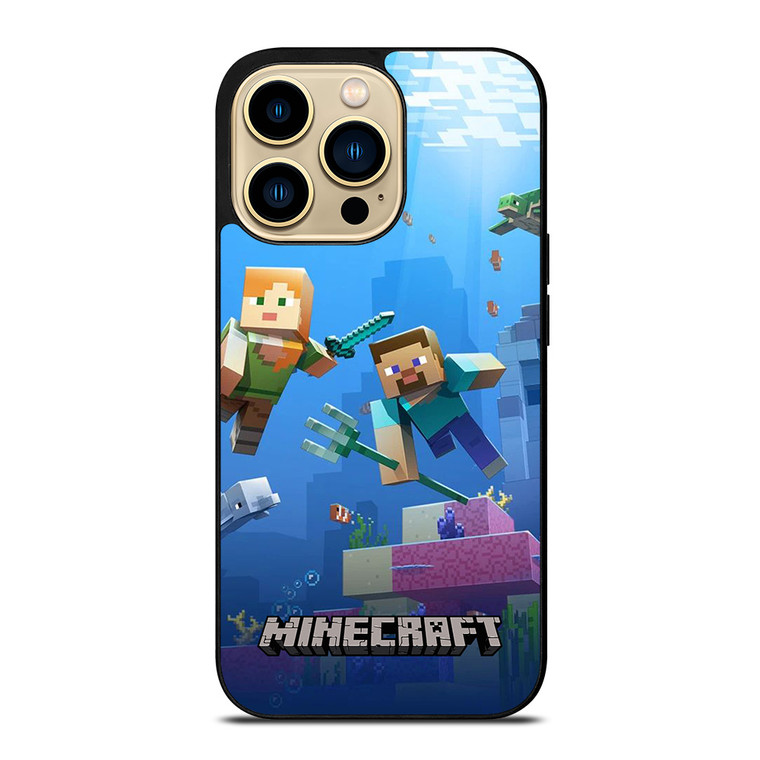 MINECRAFT GAMES UNDER WATER iPhone 14 Pro Max Case Cover