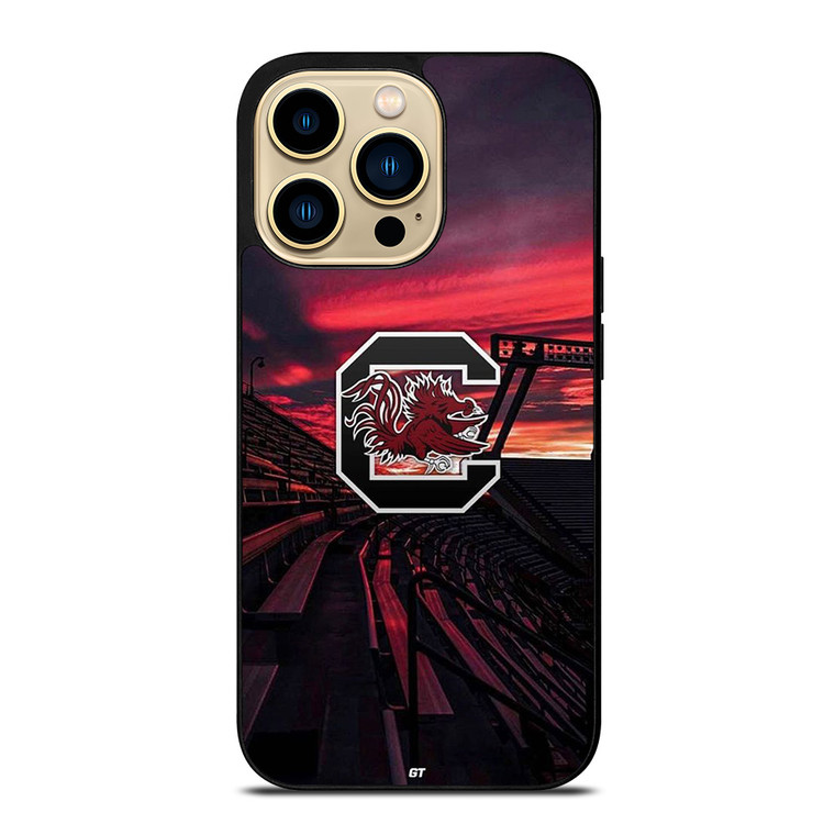 SOUTH CAROLINA GAMECOCKS FOOTBALL UNIVERSITY LOGO iPhone 14 Pro Max Case Cover