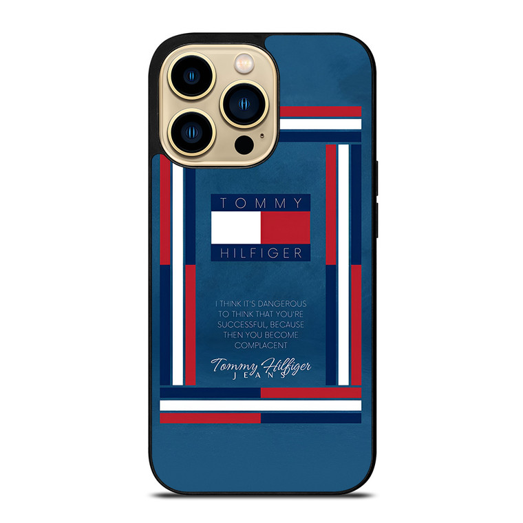TOMMY HILFIGER LOGO QUOTE iPhone 14 Pro Max Case Cover