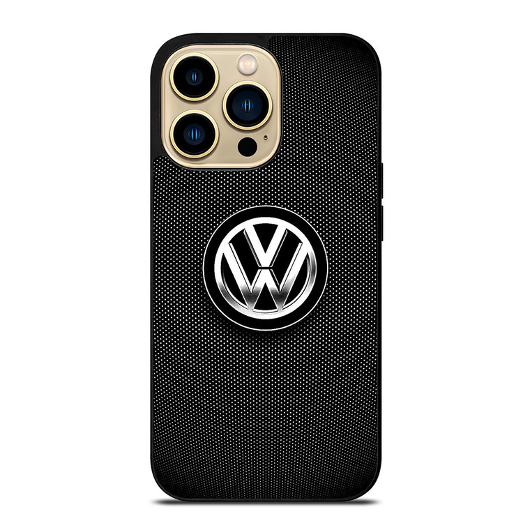 VOLKSWAGEN VW BLACK LOGO ICON iPhone 14 Pro Max Case Cover