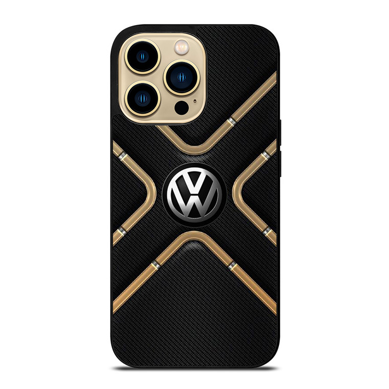 VOLKSWAGEN VW LOGO CARBON ICON iPhone 14 Pro Max Case Cover