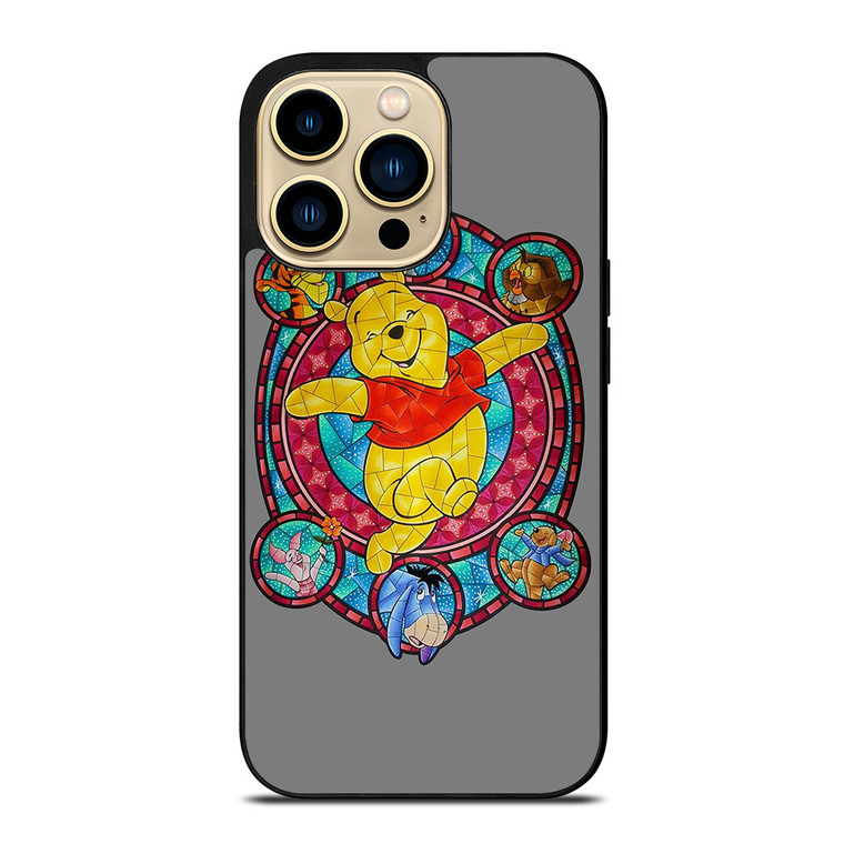 WINNIE THE POOH AND FRIENDS DISNEY MOZAIC ART iPhone 14 Pro Max Case Cover