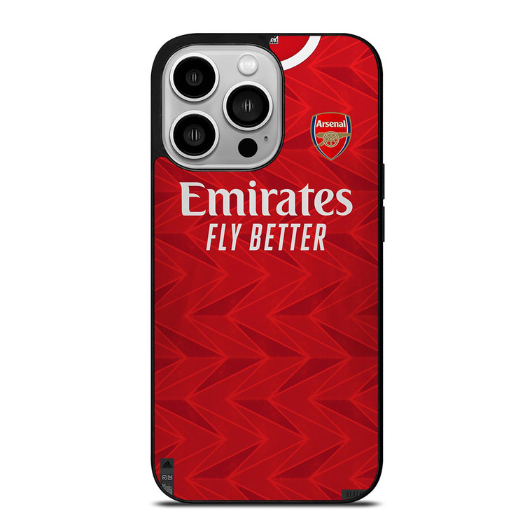ARSENAL FC THE GUNNERS HOME JERSEY iPhone 14 Pro Case Cover
