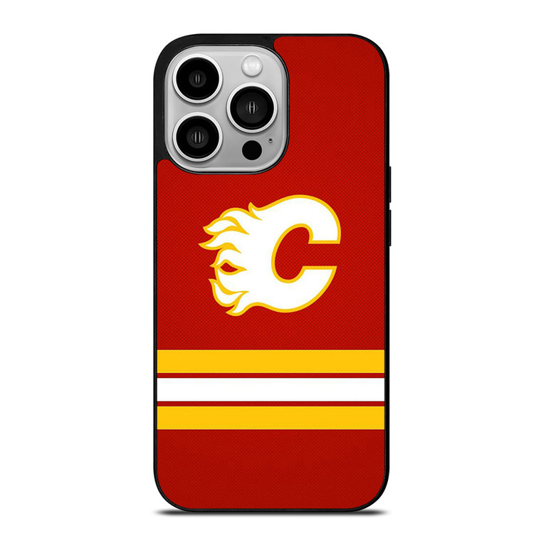 CALGARY FLAMES LOGO NHL HOCKEY TEAM ICON iPhone 14 Pro Case Cover