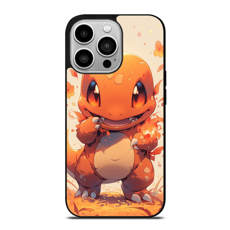 CHIBI CHARMANDER POKEMON POCKET MONSTERS iPhone 14 Pro Case Cover
