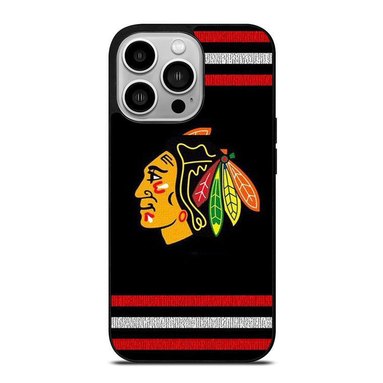 CHICAGO BLACKHAWKS HOCKEY TEAM LOGO ICON iPhone 14 Pro Case Cover