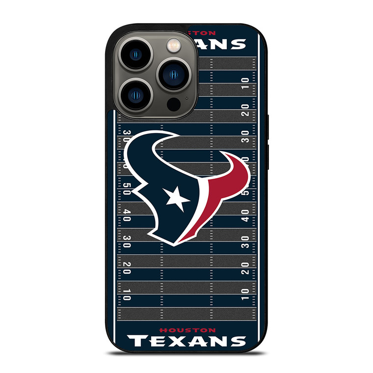 HOUSTON TEXANS FOOTBALL FIELD iPhone 13 Pro Case Cover