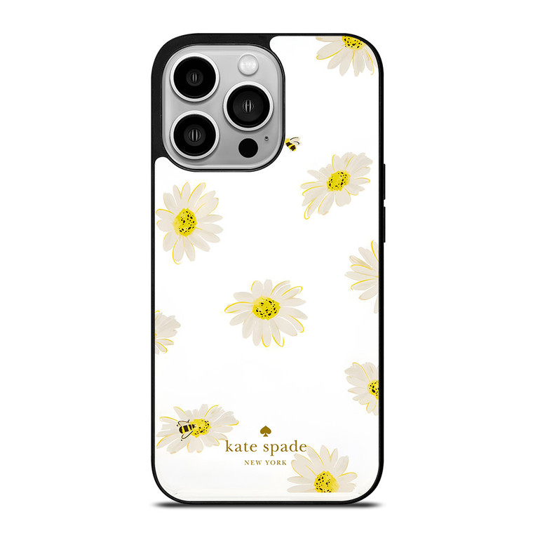 KATE SPADE NEW YORK LOGO SUN FLOWERS ICON iPhone 14 Pro Case Cover