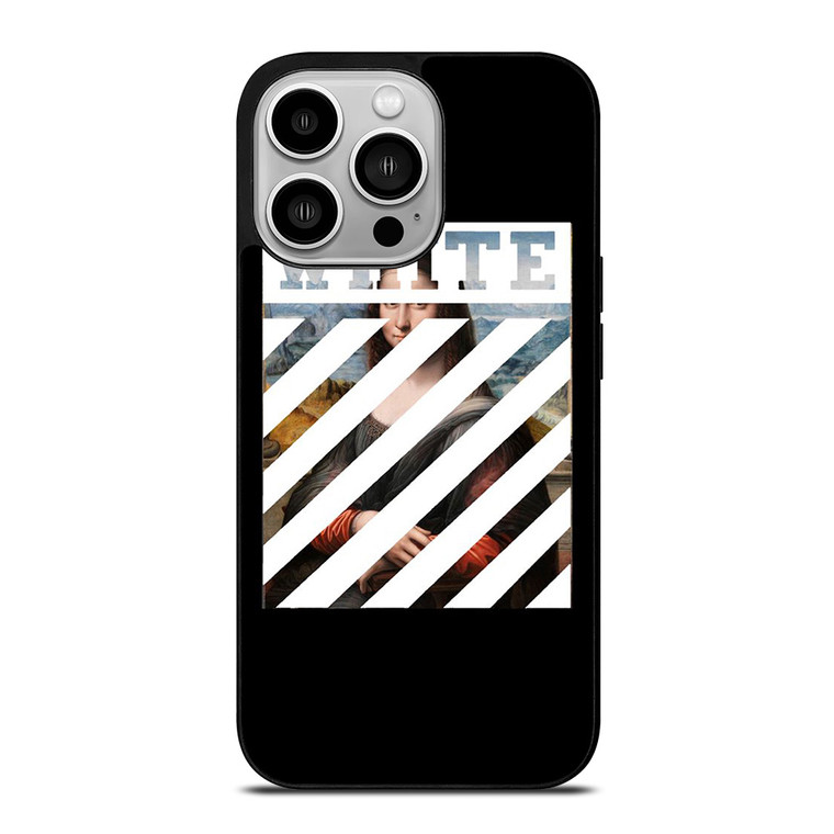 OFF WHITE LOGO MONALISA ICON iPhone 14 Pro Case Cover