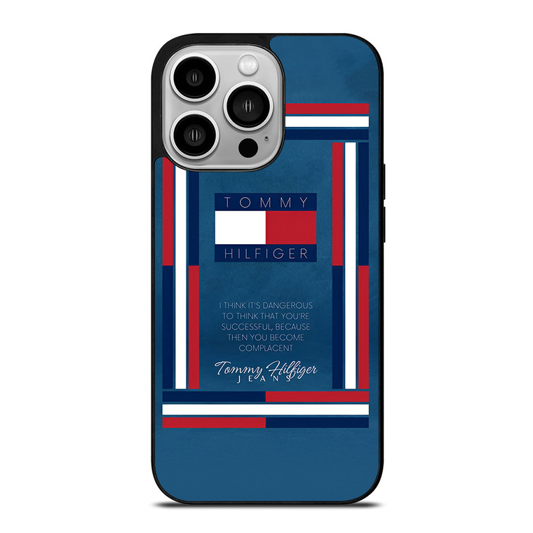 TOMMY HILFIGER LOGO QUOTE iPhone 14 Pro Case Cover