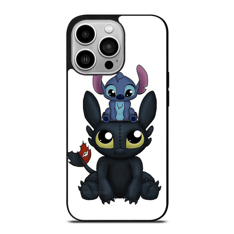TOOTHLESS STITCH CUTE CARTOON iPhone 14 Pro Case Cover