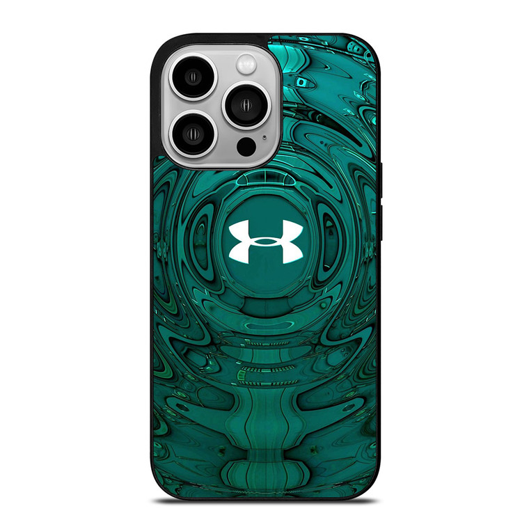 UNDER ARMOUR LOGO LIQUID GREEN iPhone 14 Pro Case Cover