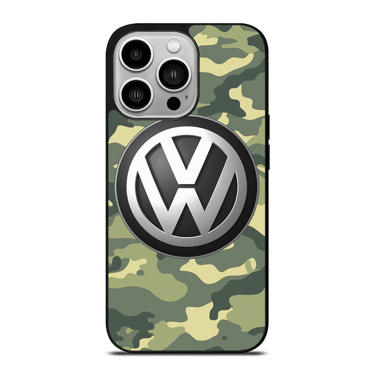 VOLKSWAGEN VW LOGO CAMO ICON iPhone 14 Pro Case Cover