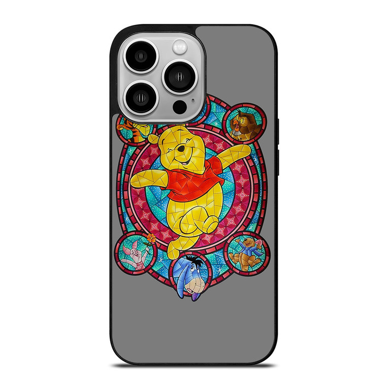 WINNIE THE POOH AND FRIENDS DISNEY MOZAIC ART iPhone 14 Pro Case Cover