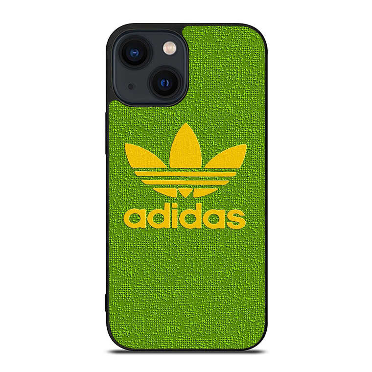 ADIDAS LOGO YELLOW GREEN iPhone 14 Plus Case Cover
