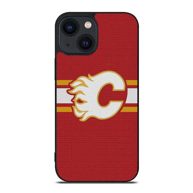 CALGARY FLAMES HOCKEY TEAM LOGO iPhone 14 Plus Case Cover