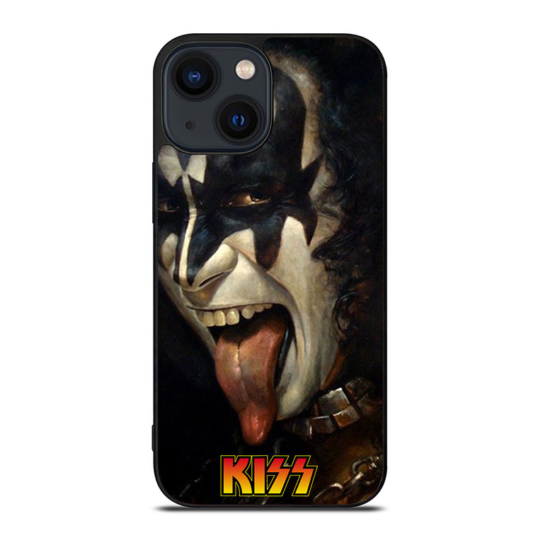GENE SIMMONS TONGUE OUT KISS BAND iPhone 14 Plus Case Cover